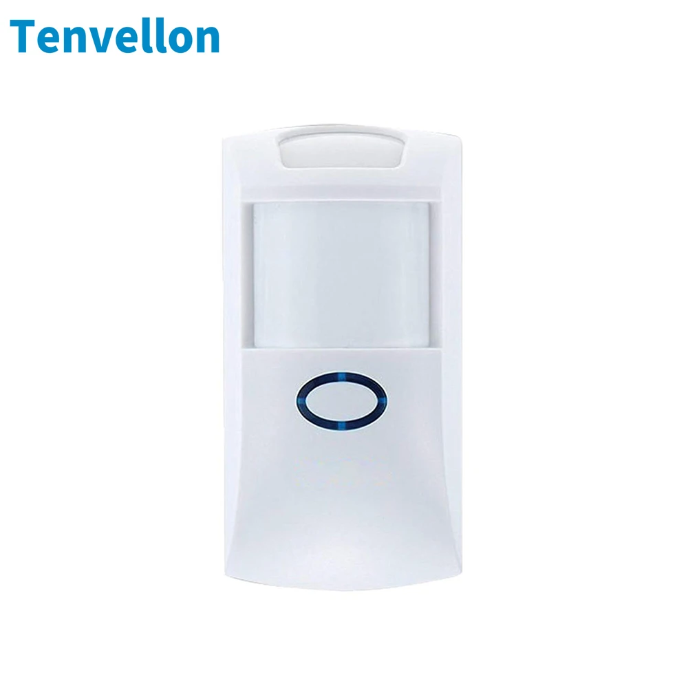 

Tenvellon Wireless Intelligent PIR Motion Sensor Alarm Detector For GSM Home Burglar Alarm System Security 433mhz alarma