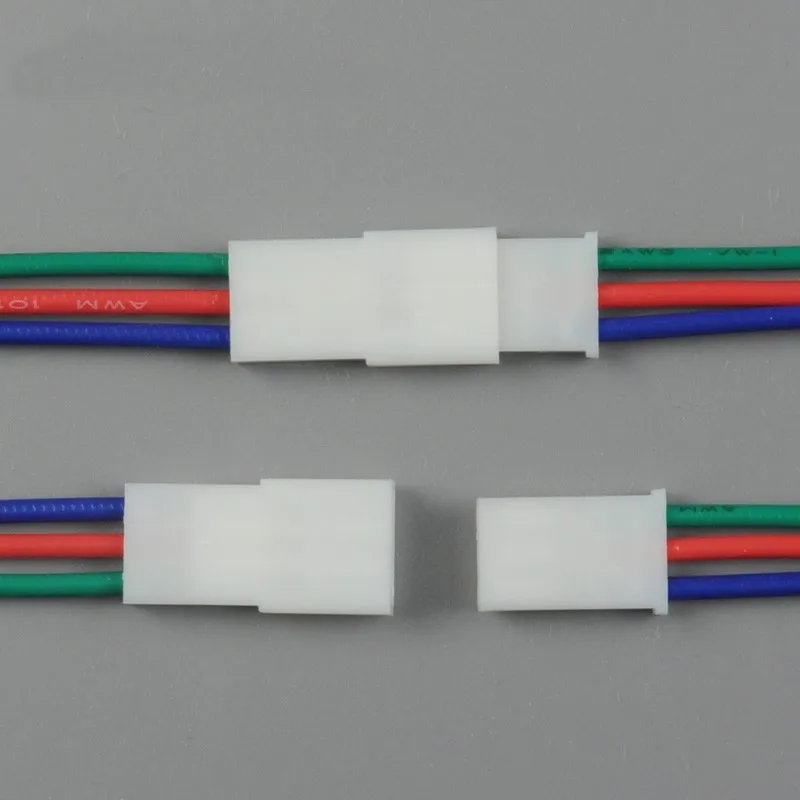 JST/SYP терминала электронный plug in Соединительный провод медный кабель 3 P встык мужской и женский 100 пара