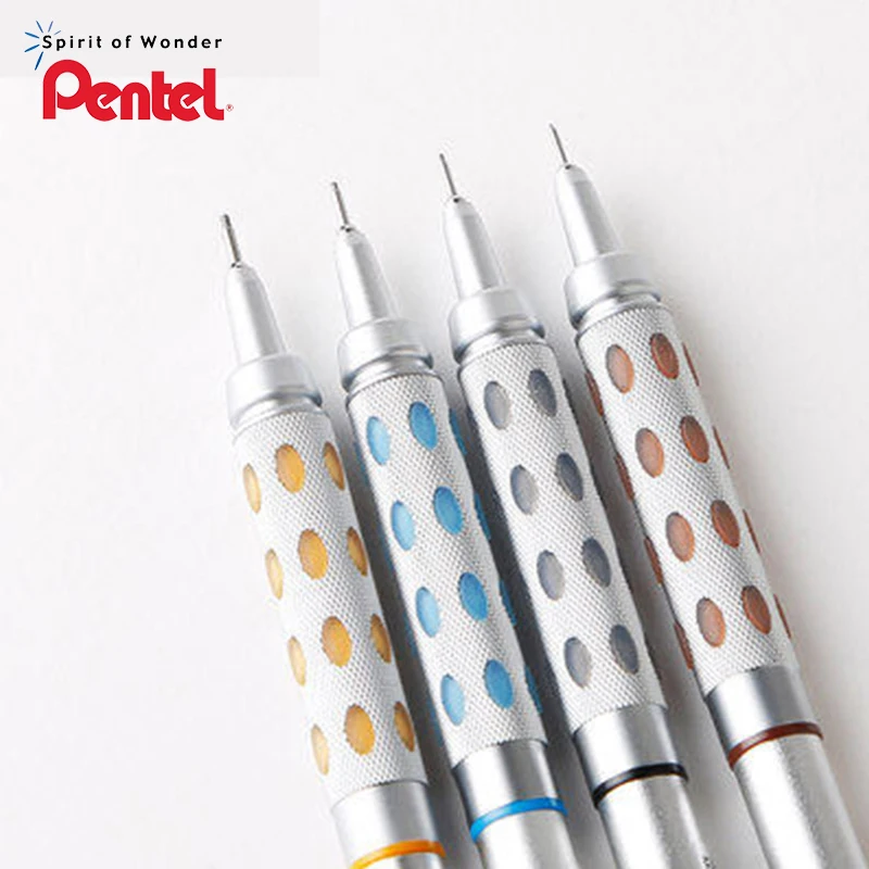 4 Pentel GRAPHGEAR 1000 механические разработки карандаш комплект PG1013/15/17/19(0,3/0,5/0,7/0,9 мм