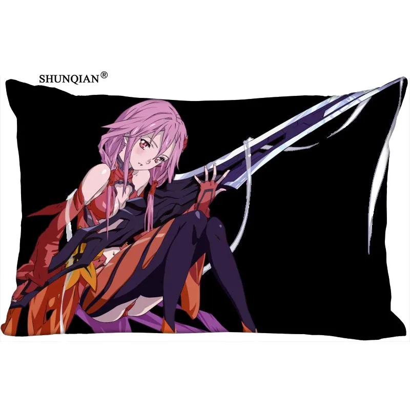 2 Прямоугольная шелковая наволочка с принтом «Guilty Crown», с двух сторон, подарок на Ваш образ 35x45 см, 30x60 см, 40x60 см, 45x75 см, 50x75 см - Цвет: 2