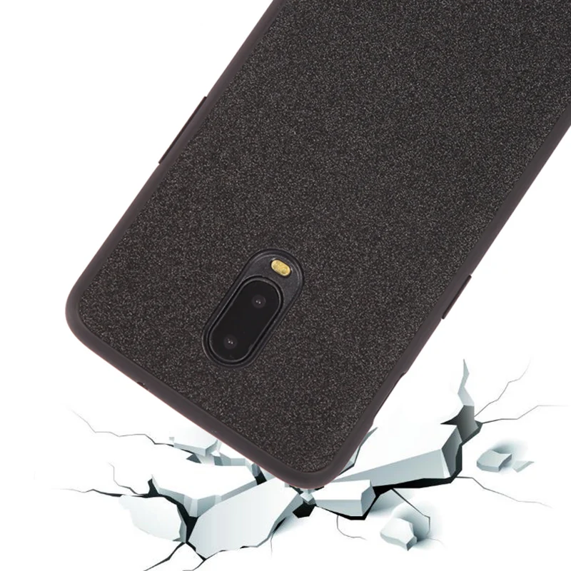 Wangcangli роскошный чехол для телефона Oneplus 6 натуральный шершавый чехол для телефона тонкий светоотражающий защитный чехол