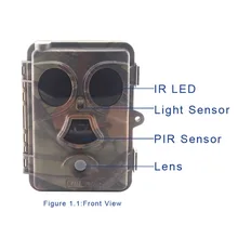 Newest 2015 LOREDA  L360 No-Glow 940nm LED Infrared Night Vision Hunting Camera Digital Trail Scouting Camera Game