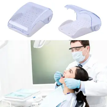 

Dental Plastic Bur Box 60 Holes Drill Placement Box Dental Tools Dentist Drill Box Autoclave Sterilizer Case Disinfection Holder