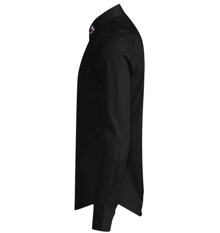 Лидер продаж! бренд класса люкс Для мужчин рубашки с длинным рукавом CHEMISE Homme модные Для мужчин S Повседневное рубашки ручной работы нежный бисера птица рубашки