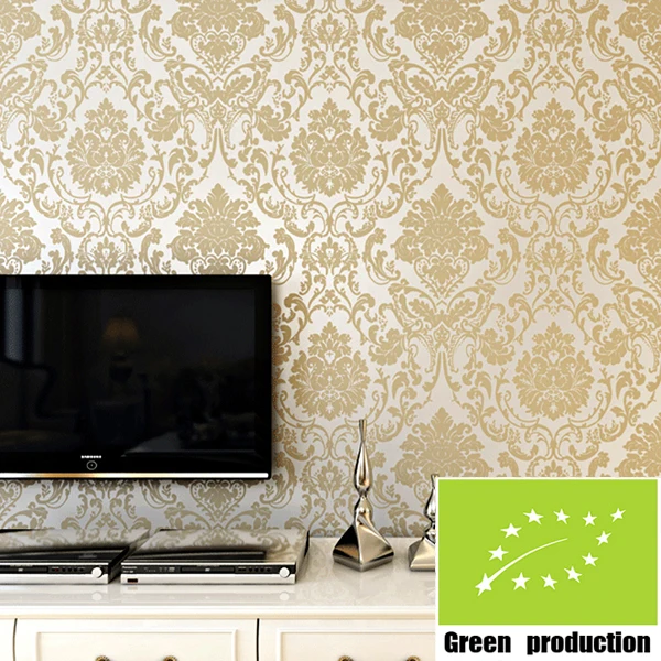 Online kaufen groÃhandel gold tapete aus china gold tapete ...