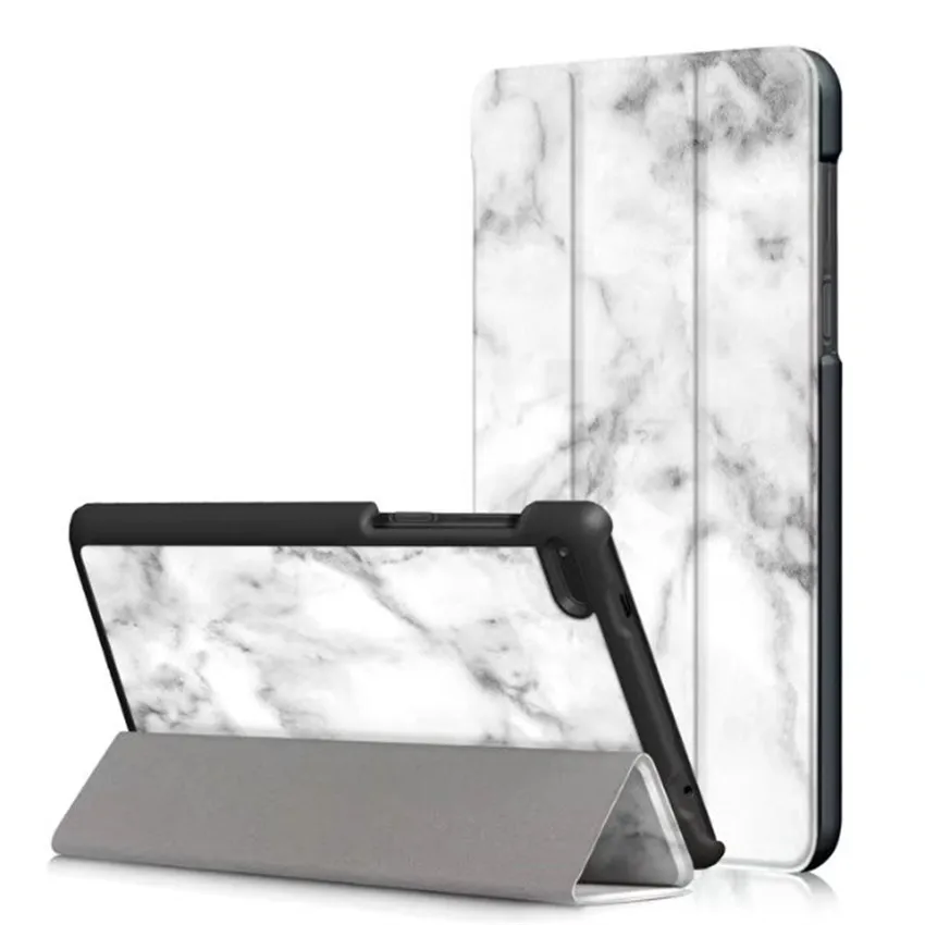 1 Высококачественный Магнитный чехол из искусственной кожи для lenovo Tab 7 эфирные TB-7304F 7304I 7304X2017 релиз смарт-чехол-подставка+ протектор экрана+ ручка - Цвет: 1