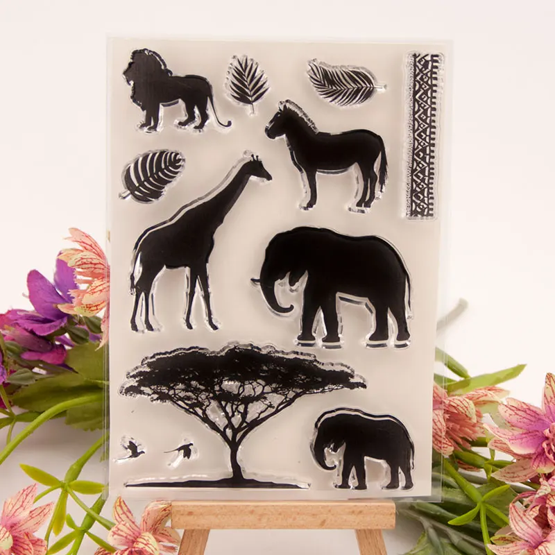 

animal clear Stamp/Seal for DIY scrapbooking/photo album Decorative clear stamp sheets A1983