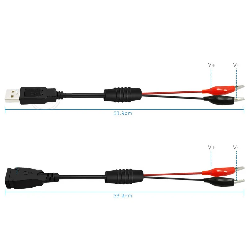 Горячая USB Зажимы типа "крокодил" крокодил Провода мужской/женский USB тестер детектор DC Напряжение Амперметр Ёмкость Мощность метр Мониторы
