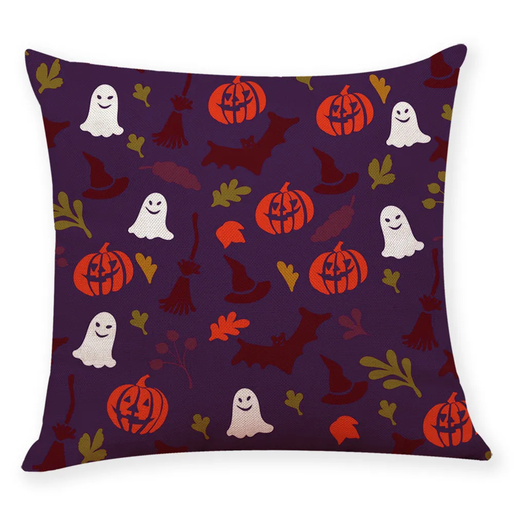 Happy Halloween Наволочка Бросок льна 45 см * 45 см наволочка печати наволочки декоративные Бесплатная доставка S70