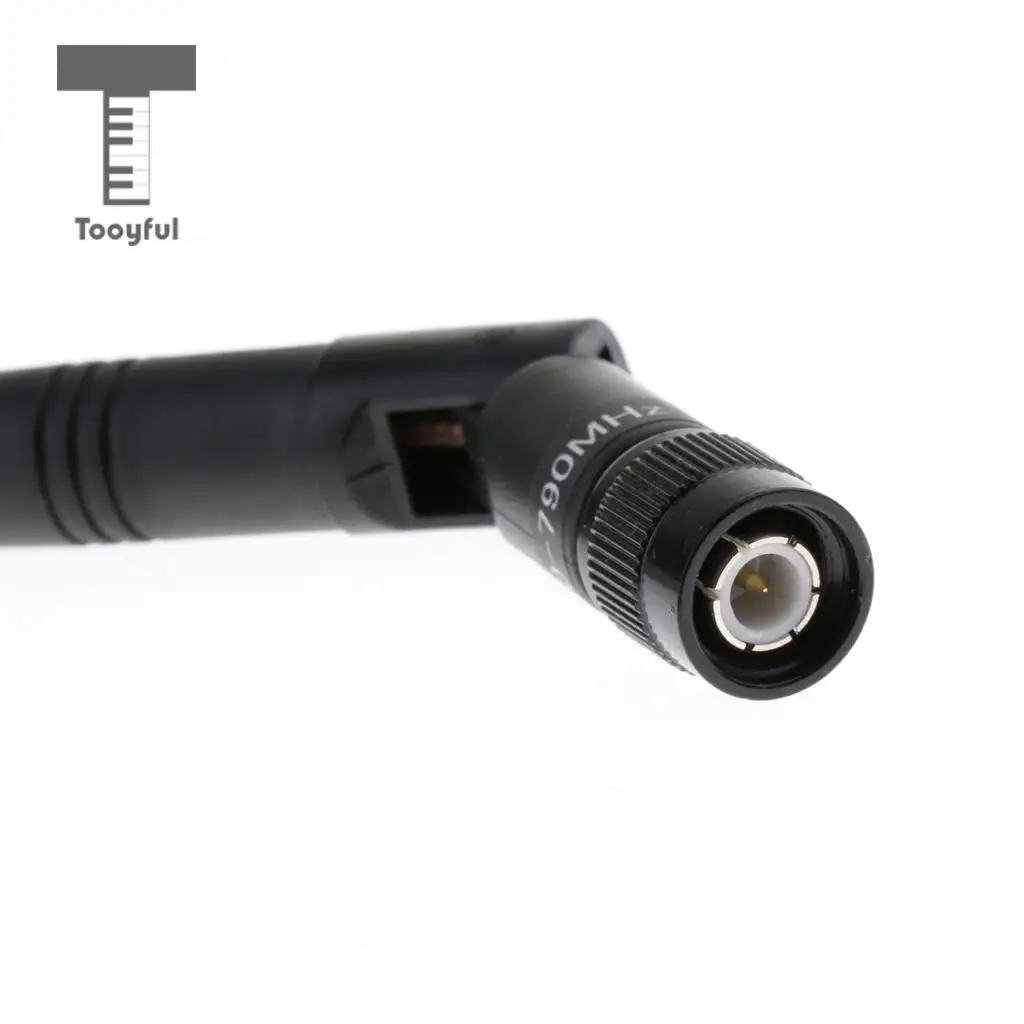 Tooyful UHF Wireless Microphone Mic Gain Antenna Signal Line Black - TNC/BNC