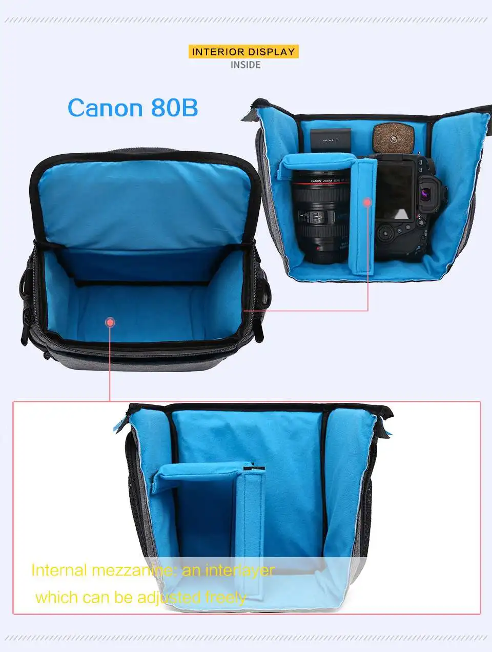 Открытый Универсальный портативный водонепроницаемый DSLR камера сумка на плечо чехол холст для Nikon для Canon
