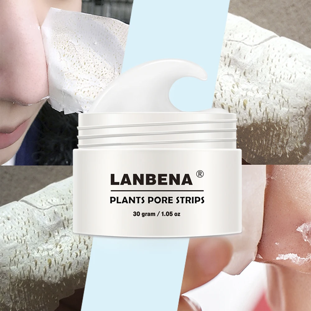 LANBENA 60 шт., бумажная маска для удаления черных точек, маска для носа с полосками пор, черная маска для ухода за кожей, для лечения акне, черная маска для глубокого очищения, TSLM1