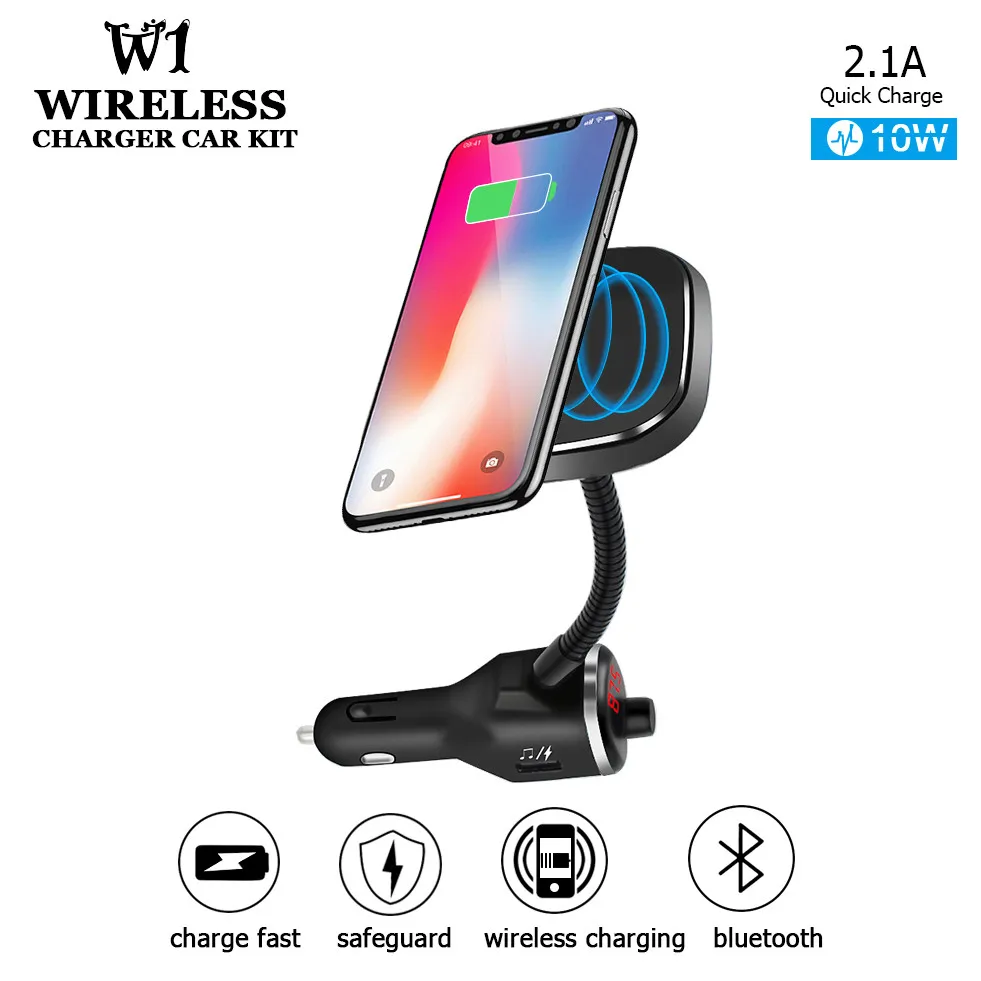Автомобильный fm-передатчик MP3 Bluetooth плеер FM передатчик Беспроводной Зарядное устройство для смартфонов с usb-входом Зарядное устройство
