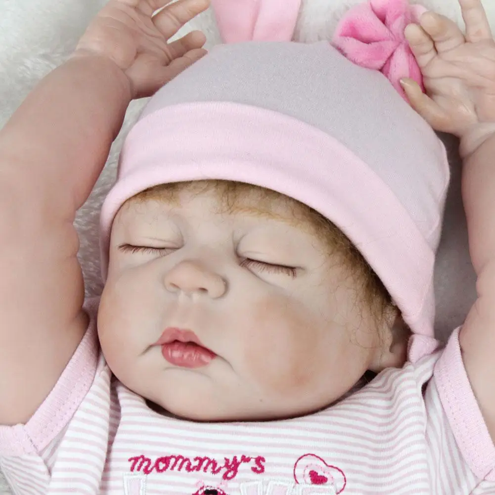 Детские Силиконовые куклы Bebe, 55 см, виниловые реалистичные коллекционные куклы, детские куклы-симуляторы новорожденных, игрушки для девочек