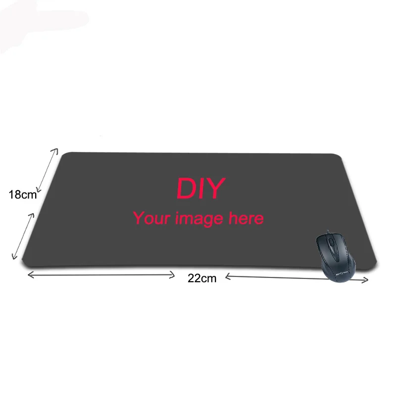 Коврик для копьютерной мыши коврик для компьютерной мыши DIY пользовательский геймпад 18*22 см резиновые коврики для мыши для геймера/world of warcraft/csgo/dota 2/overwatch/ - Цвет: DIY 18x22cm
