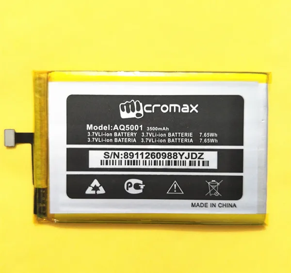 AZK аккумулятор для Micromax AQ5001 3500mAh 3,7 v 7.65wh высококачественный литий-ионный аккумулятор для мобильного телефона код отслеживания