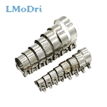 LMoDri New Universal Duty Stainless Steel Motorcycle Exhaust Banjo Clamp Clip For Slip-on Type Motorcycle Muffler Silencer
