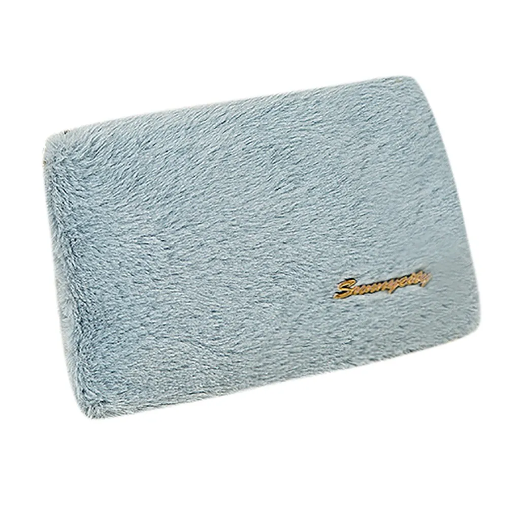 Blue OCARDIAN женский кошелек, кошелек на цепочке, сумка для мобильных телефонов, плюшевая сумка на плечо, сумка-мессенджер, Прямая, CSV O1219#30 - Цвет: Blue
