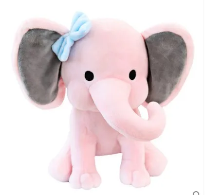 25 см милые плюшевые игрушки слон для сна Мягкие плюшевые игрушки для детского подарка - Цвет: b