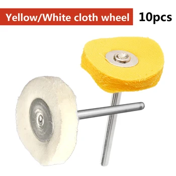 

Brush Set 10pcs/set Polishing Wheel Buffing Pad for Jewelry Jade Hardware Dremel Accessories for Power Rotary Tools
