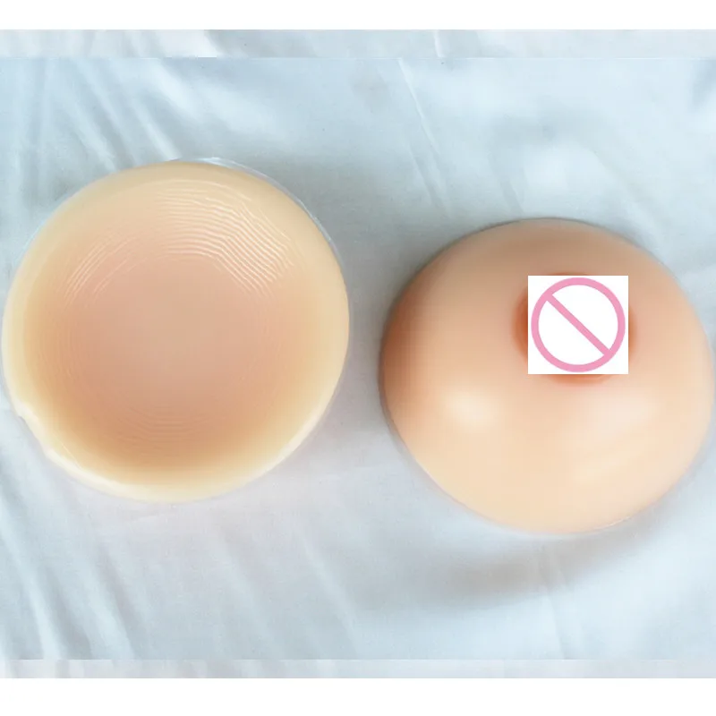 

1400g/Pair 40C 40D 40E 42B 42C Silicone Breast Forms For Transvestism And Crossdresser Round Shape Realistic Boobs Prodthesis