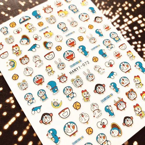 Hanyi серии Сакура цветок HANYI-100 мультфильм стикеры 3D на ногти nail Art Наклейка шаблон diy Инструменты для ногтей украшения - Цвет: HANYI-72