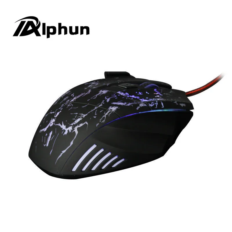 Alphun USB Проводная игровая мышь с 7 кнопками 3200 dpi оптическая игровая проводная мышь для ноутбука/настольного компьютера/ПК высокого качества