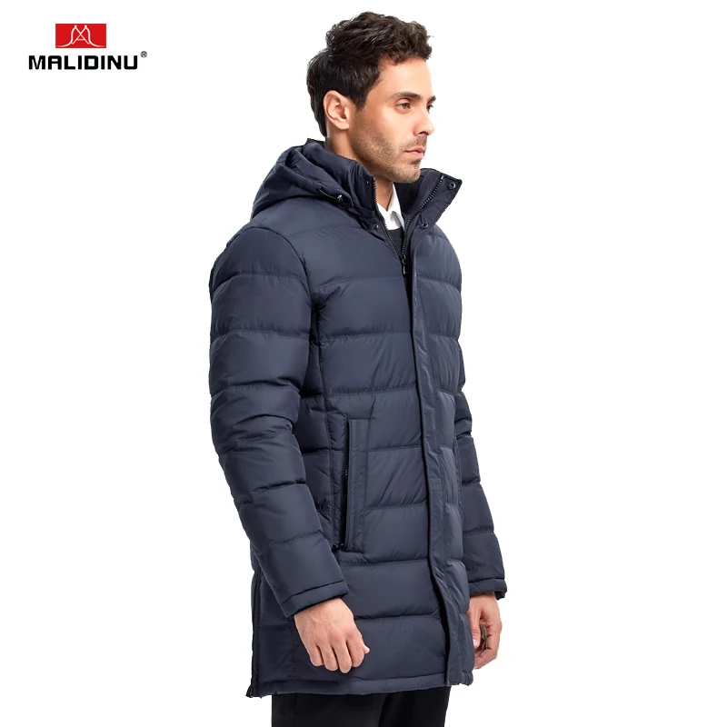 MALIDINU 2018 New Men Down Jacket Winter Down Coat Parka 70%White Duck Down Brand Long Thicken Winter Jacket Black Free Shipping MALIDINU 2018 New Men Down Jacket Winter Down Coat Parka 70%White Duck Down Brand Long Thicken Winter Jacket Black Free Shipping