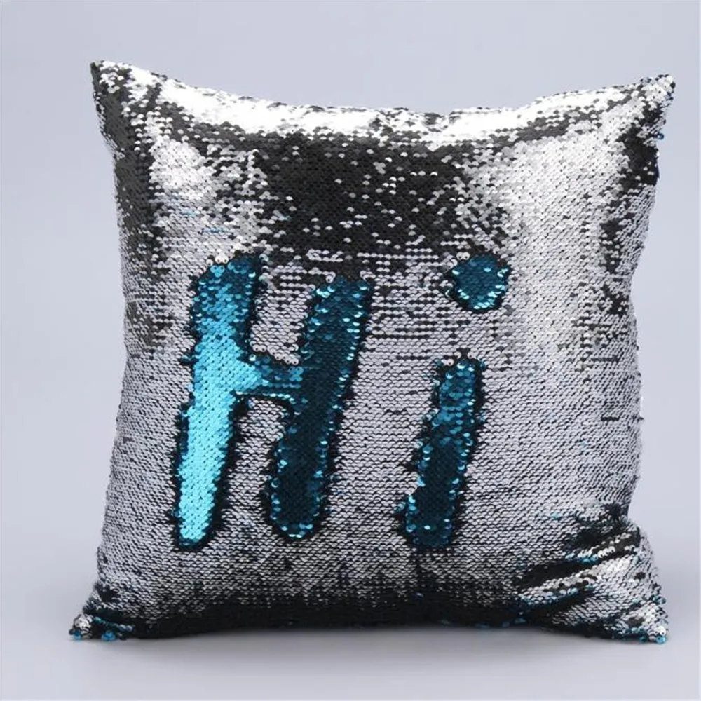Новое поступление подушки для кровати DIY двухцветные Блестящие Блестки декоративные подушки DIY двухцветные блестки