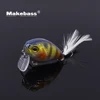 MAKEBASS 1.6in/0.25oz petit méné flottant suspendu leurres de pêche ensemble leurres à manivelle pêche Topwater ► Photo 2/6