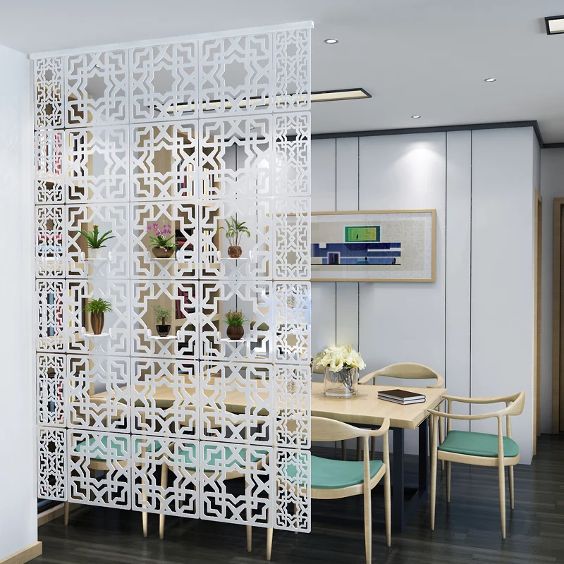 Room dividers partitions Folding screen Decorative partition aluminium chain curtain paravent Hanging mobile screens