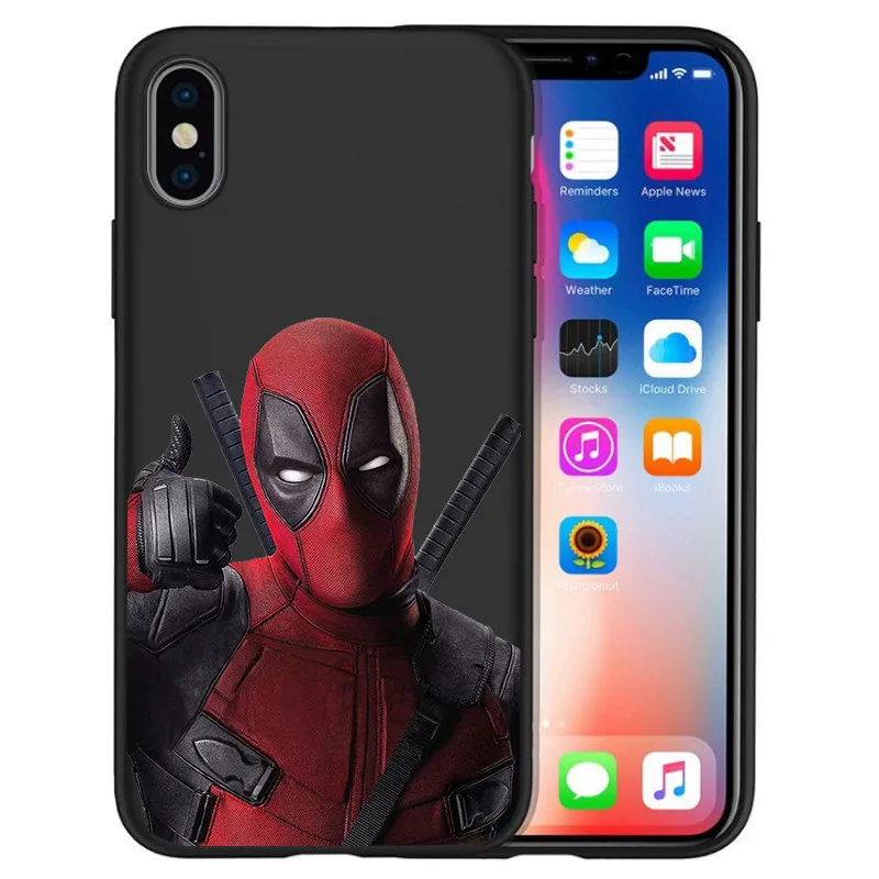 Для iPhone X XR XS Max 5 5S SE 6 6S 7 8 One Plus 5 5T 7 Pro Oneplus 6 6Tphone чехол для телефона Funda Coque Etui Marvel Deadpool - Цвет: H1689