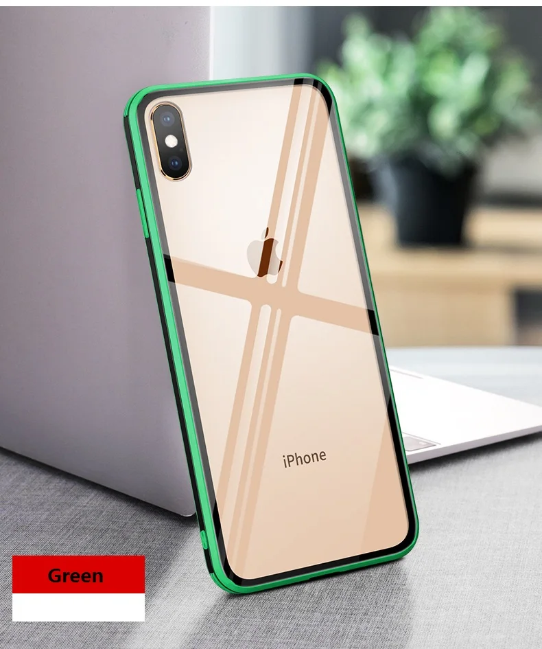 Роскошный стеклянный чехол для iPhone XS MAX XR X Чехлы TPU бампер прозрачная Задняя стеклянная крышка для iPhone XS MAX 7 8 X