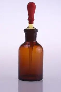 

Amber Rubber Head Glass Dropper Bottle,60ML,Lab Glassware