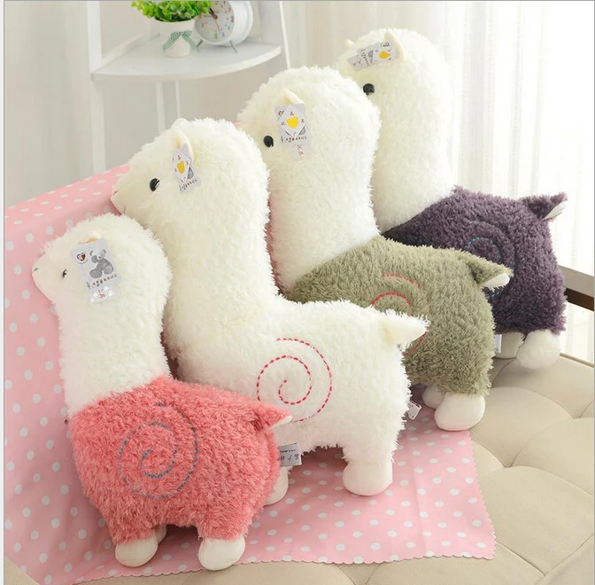 Высокое качество 25 см Альпака Япония Amuse Alpacasso Arpakasso плюшевые куклы дети Альпака рождественские подарки игрушка