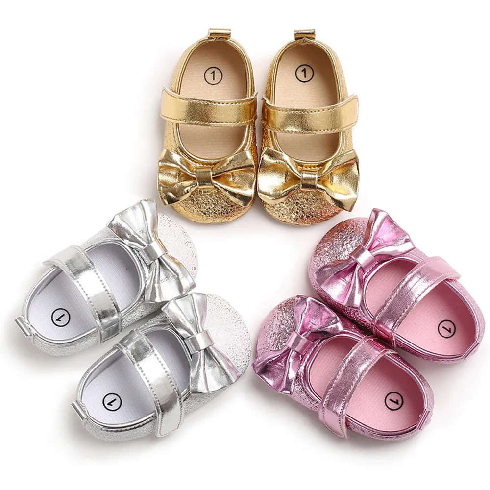 

SZYADEOU Infant Newborn Girls Shoes Bow Anti-slip Single Sneake Summer Cute Baby Toddler Mocassins Wholesale L5