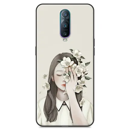 A4 Для OPPO R17 Pro чехол Ретро литературные девушки мягкий чехол для телефона для OPPO R17Pro Защита Shell Обложка для OPPO R 17 pro fundas САППУ - Цвет: A4