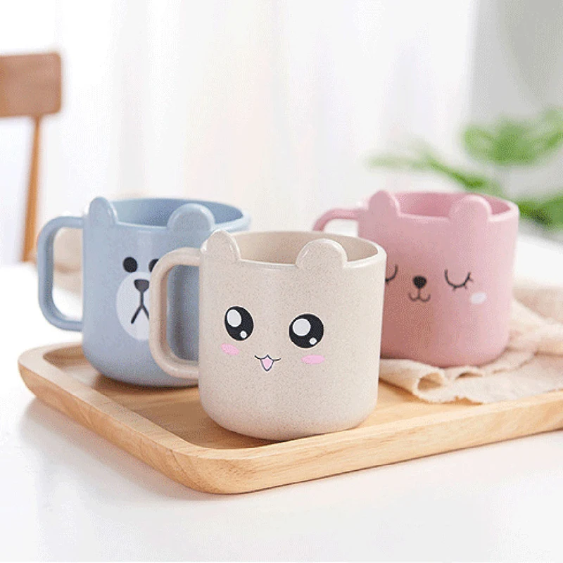 

Baby Feeding Cups Children's Water Cup Environmental Health Baby Feeding Cup Cartoon Milk Juice Cup For Children
