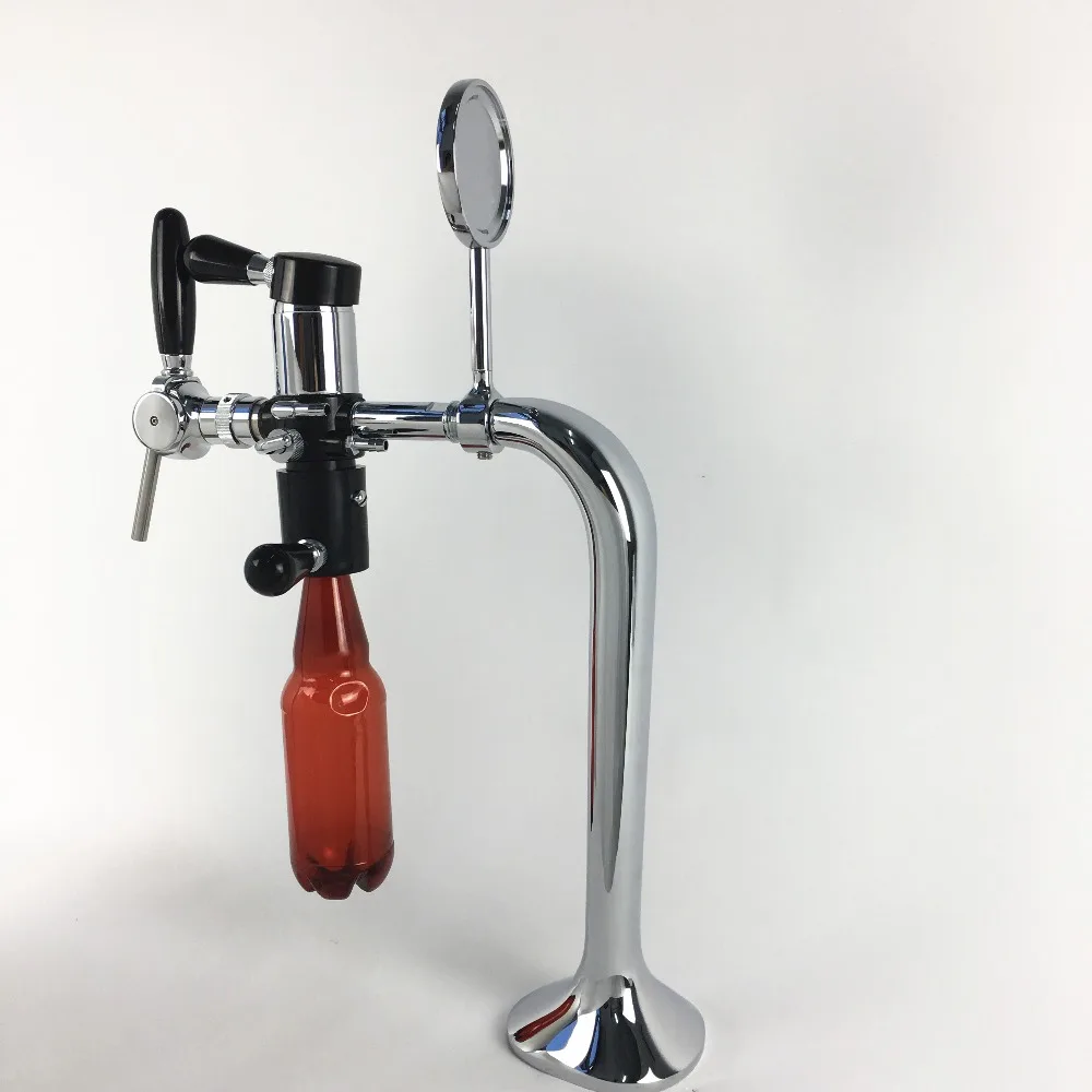 

small and manual counter pressure bottle filler for plastic bottles