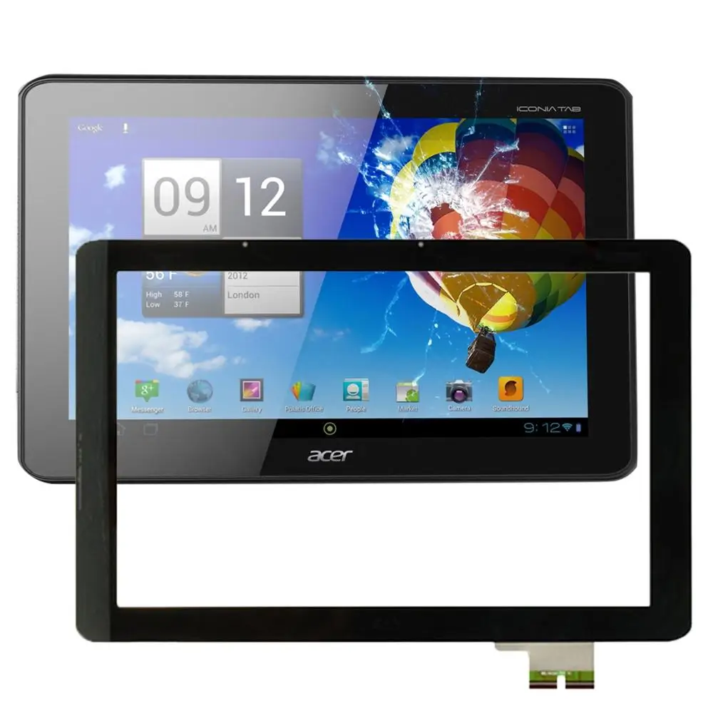 Качественный ЖК-экран AAA+++ для acer Iconia Tab A510/A511/A700/A701/69.10I20, сенсорный экран, дигитайзер в сборе