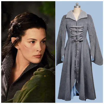

Free shipping The Lord of the Rings Arwen Chase Dress Costume