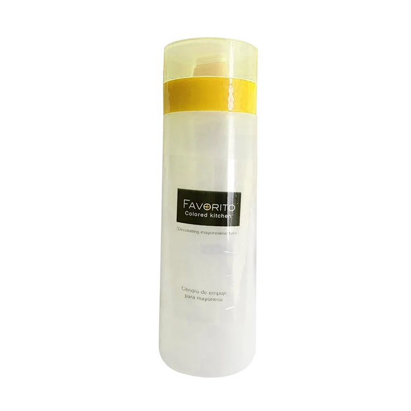 Цвет: желтый 300ml Squeeze Bottle For Kitchen Appliances Oil Can Plastic Bottles For Sauces Kitchen Accessories Ketchup Cookling Tool - Цвет: Цвет: желтый