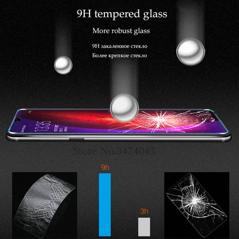 2 шт./лот закаленное стекло для Huawei P30 lite полная защитная пленка 9 H защита экрана от