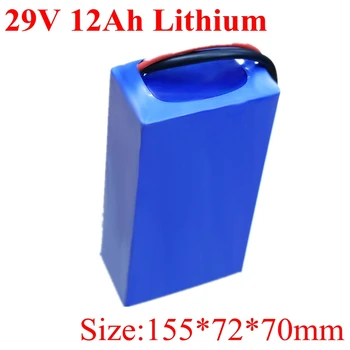 

29.6V 12AH Lithium 29v 12ah Li-ion Replace Lead Acid Battery BMS 8S 18650 for 1000w 30v E-bike Medical Monitor + 3a Charger