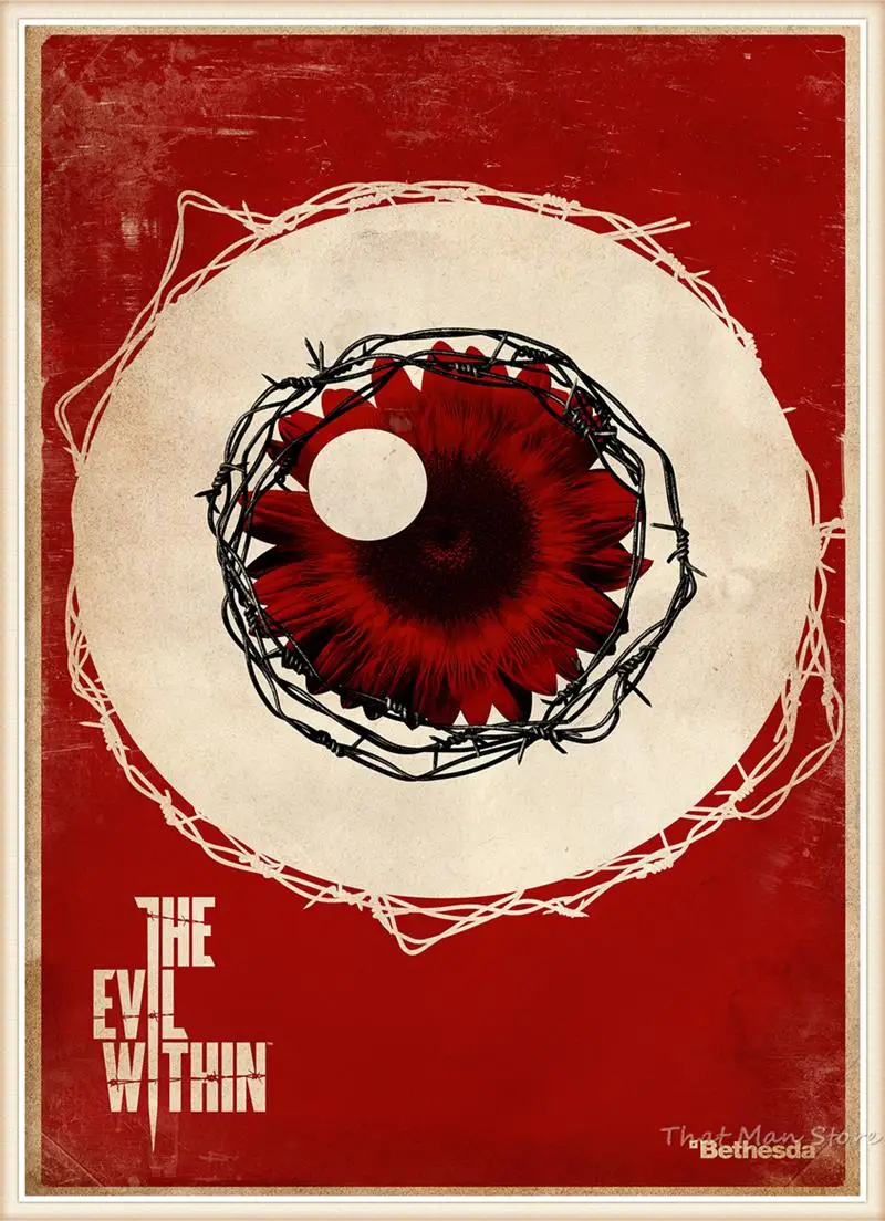 The Evil inside 2 Game прозрачные настенные наклейки с изображением украшение для дома