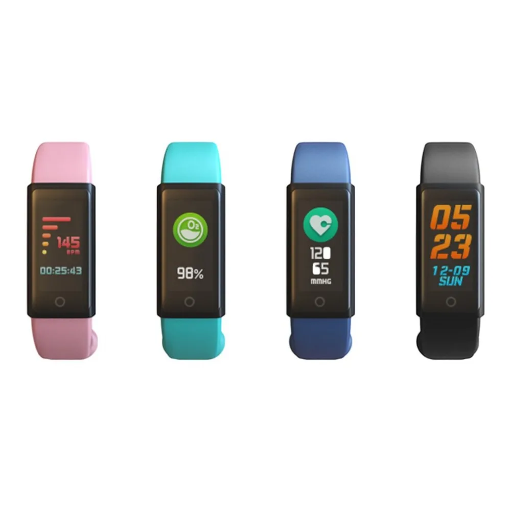 

Smart Band Blood Pressure Measure Heart Rate Monitor Pedometer Watch Pulse Fitness Tracker Intelligent Bracelet Connected