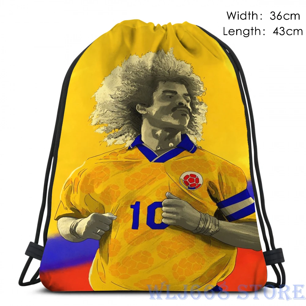 Забавные графические сумки с принтом через плечо для женщин Carlos Valderrama-Colombia рюкзак на одно плечо для путешествий для мужчин спортивная сумка