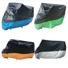 Universal Motorcycle Bike Moped Scooter Cover XL Breathable Waterproof Outdoor Rain Dust Protector UV Protective 190T