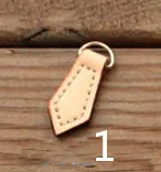 Meetee 10 шт. 1,5*4 см кожа бегунок застежки молнии замок голова DIY ручной работы багаж для одежды кошелек аксессуары оборудования ZT001 - Цвет: 1