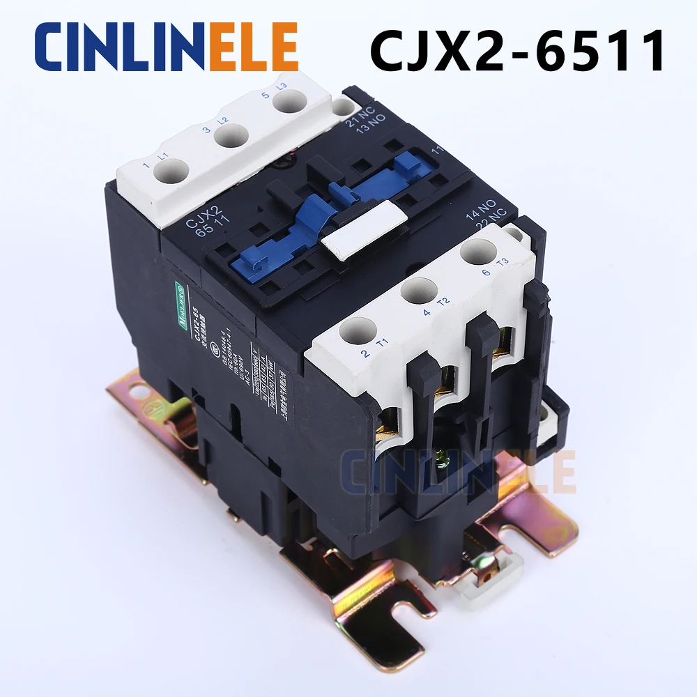 

Contactor CJX2-6511 65A switches LC1 AC contactor voltage 380V 220V 110V Use with float switch